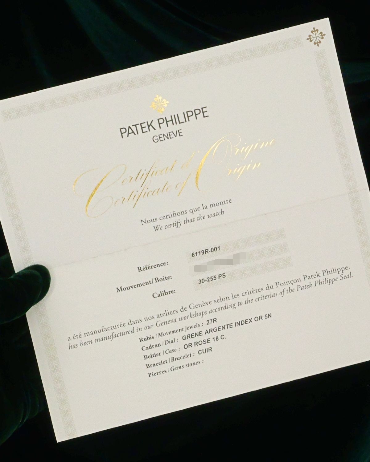 Patek Philippe 6119R-001