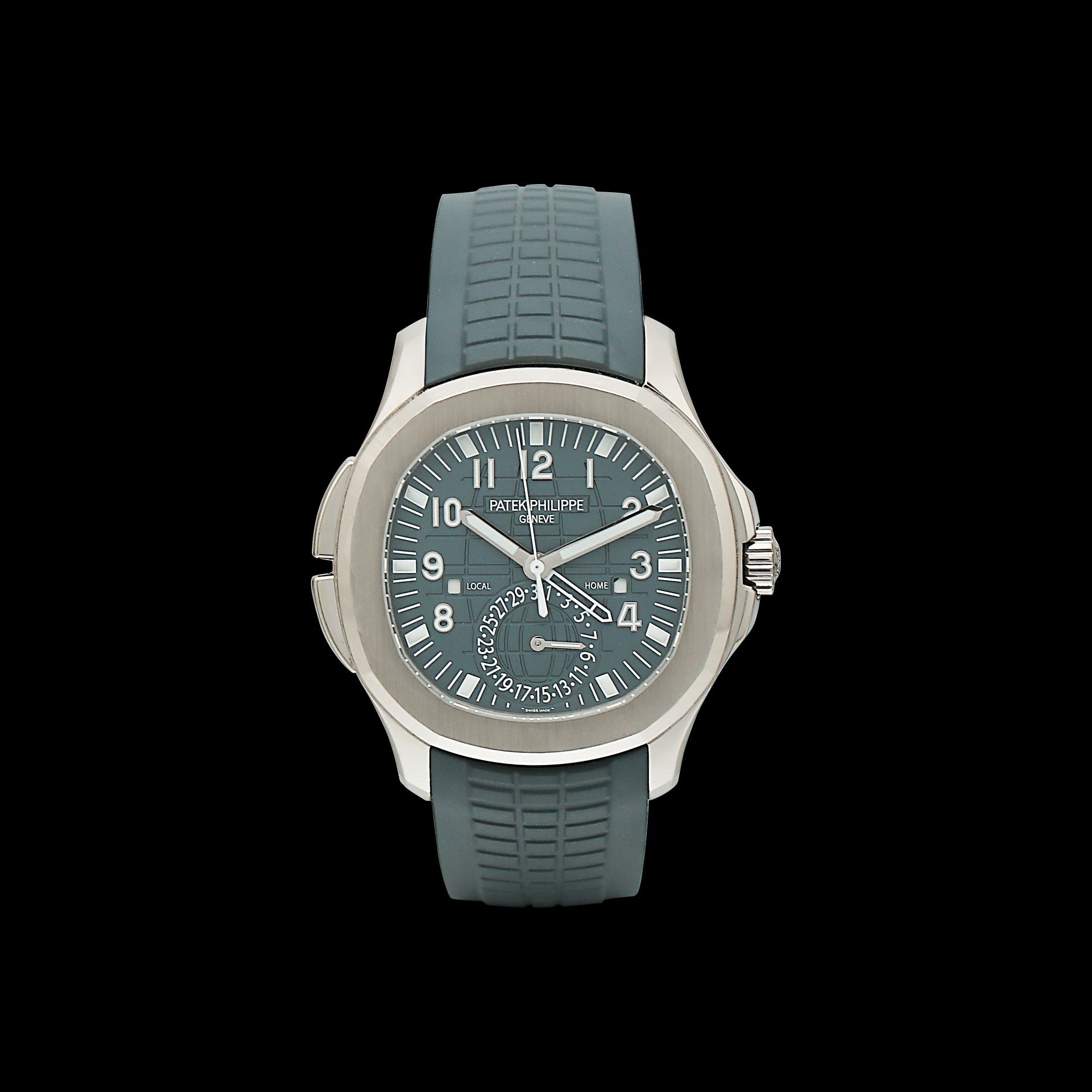 Patek Philippe Aquanaut 5164A with blue strap