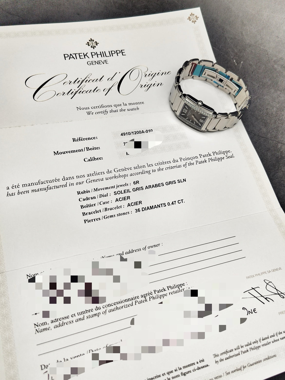 Patek Philippe 4910/1200A-010