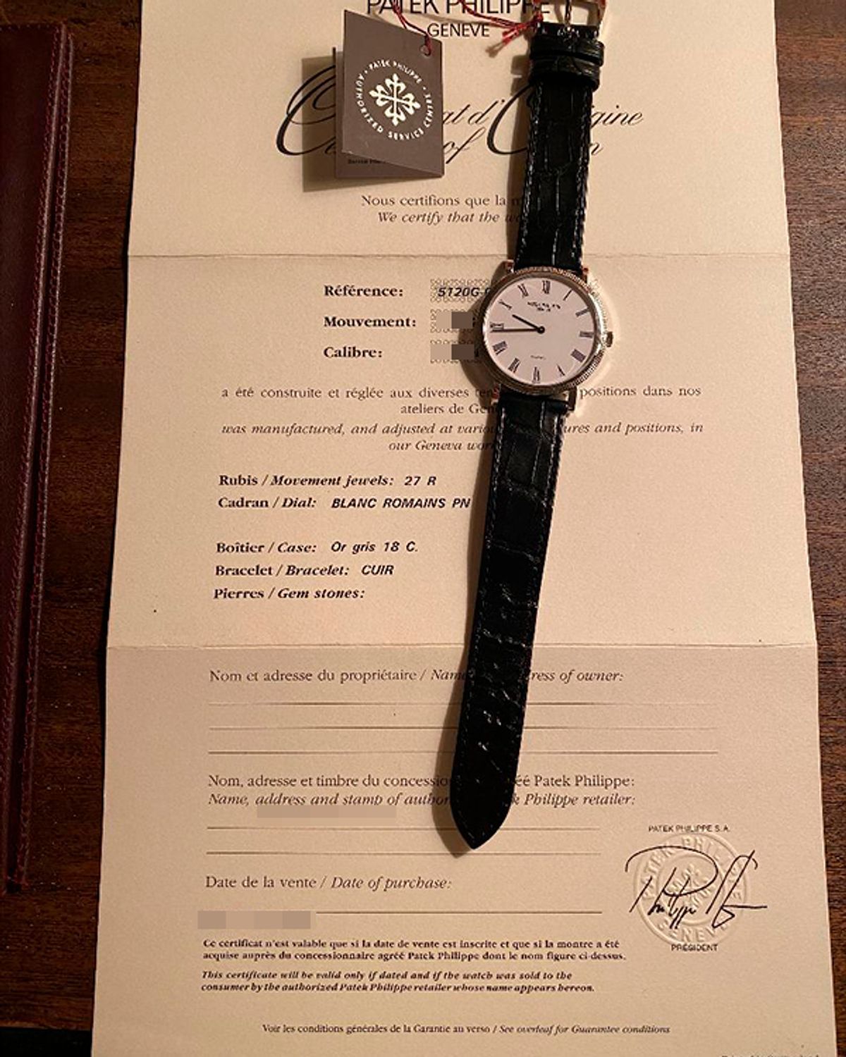 Patek Philippe 5120G-001