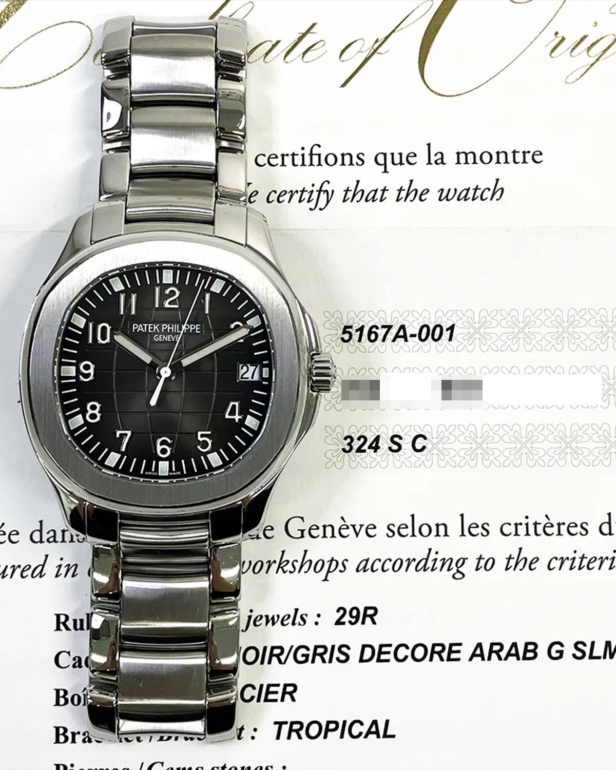 Patek Philippe 5167A-001