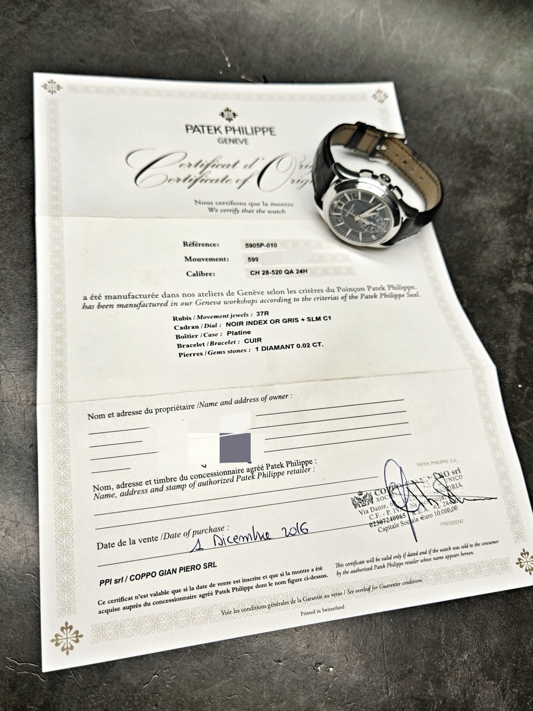 Patek Philippe 5905P-010