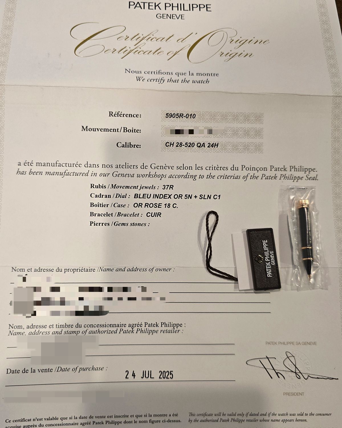 Patek Philippe 5905R-010