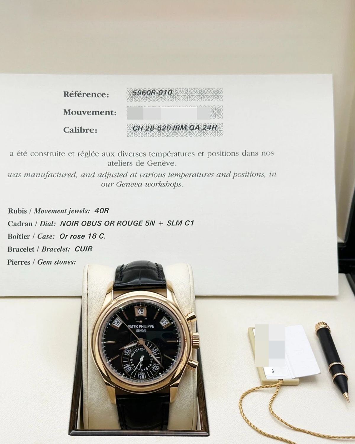 Patek Philippe 5960R-010
