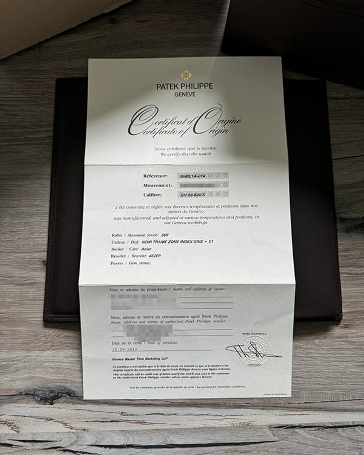 Patek Philippe 5980/1A-001