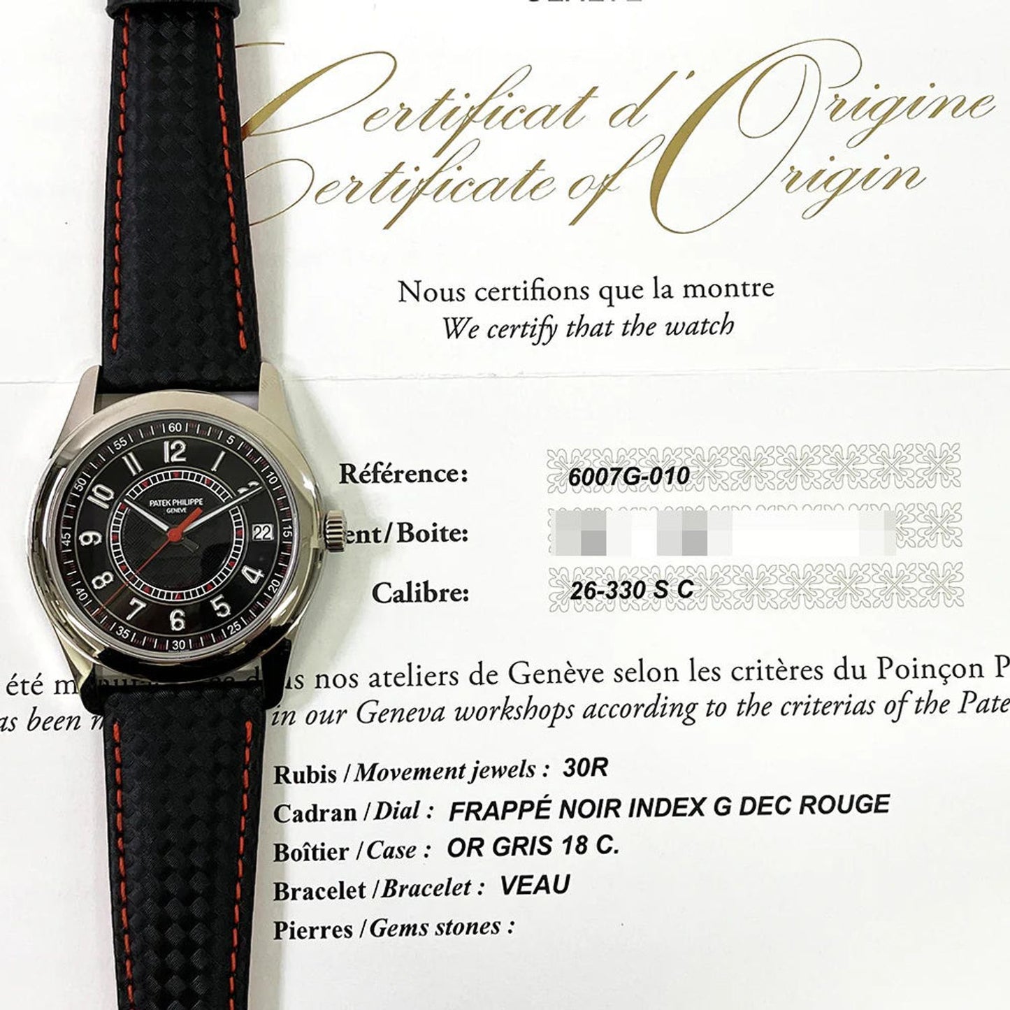 Patek Philippe 6007G-010