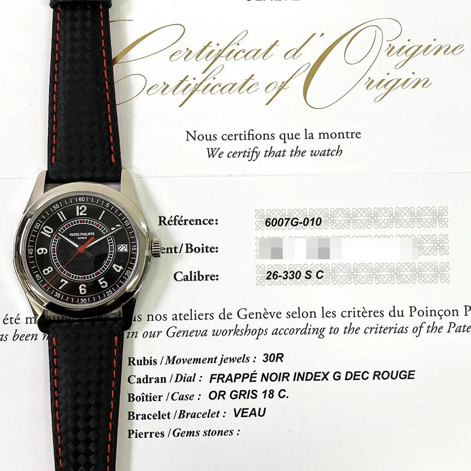 Patek Philippe 6007G-010